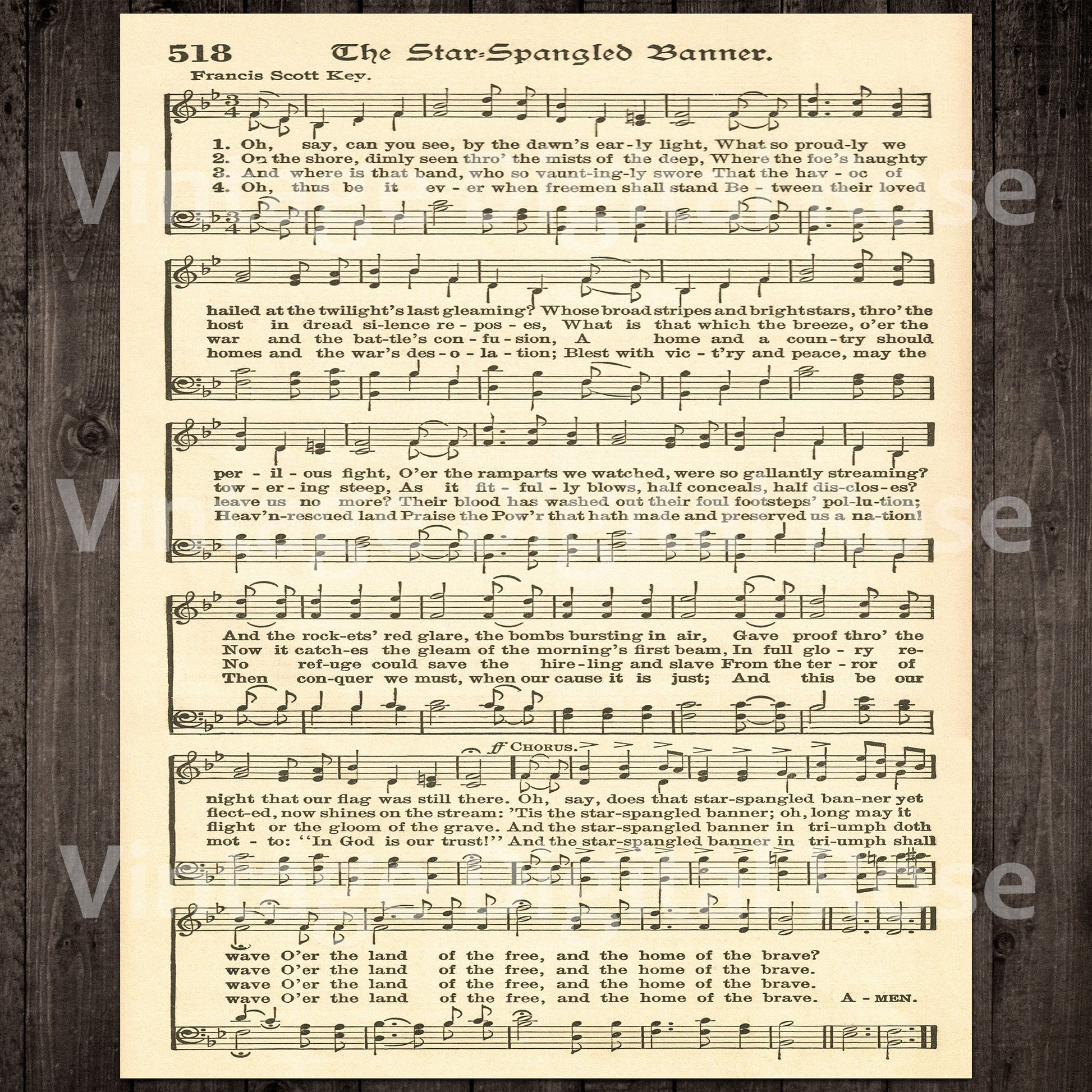 printable-vintage-patriotic-sheet-music-star-spangled-banner-americ-vintagedigitalrose for Free Printable Piano Sheet Music For The Star Spangled Banner Printable Vintage Patriotic Sheet Music - Star Spangled Banner, Americ – VintageDigitalRose for Free Printable Piano Sheet Music For The Star Spangled Banner