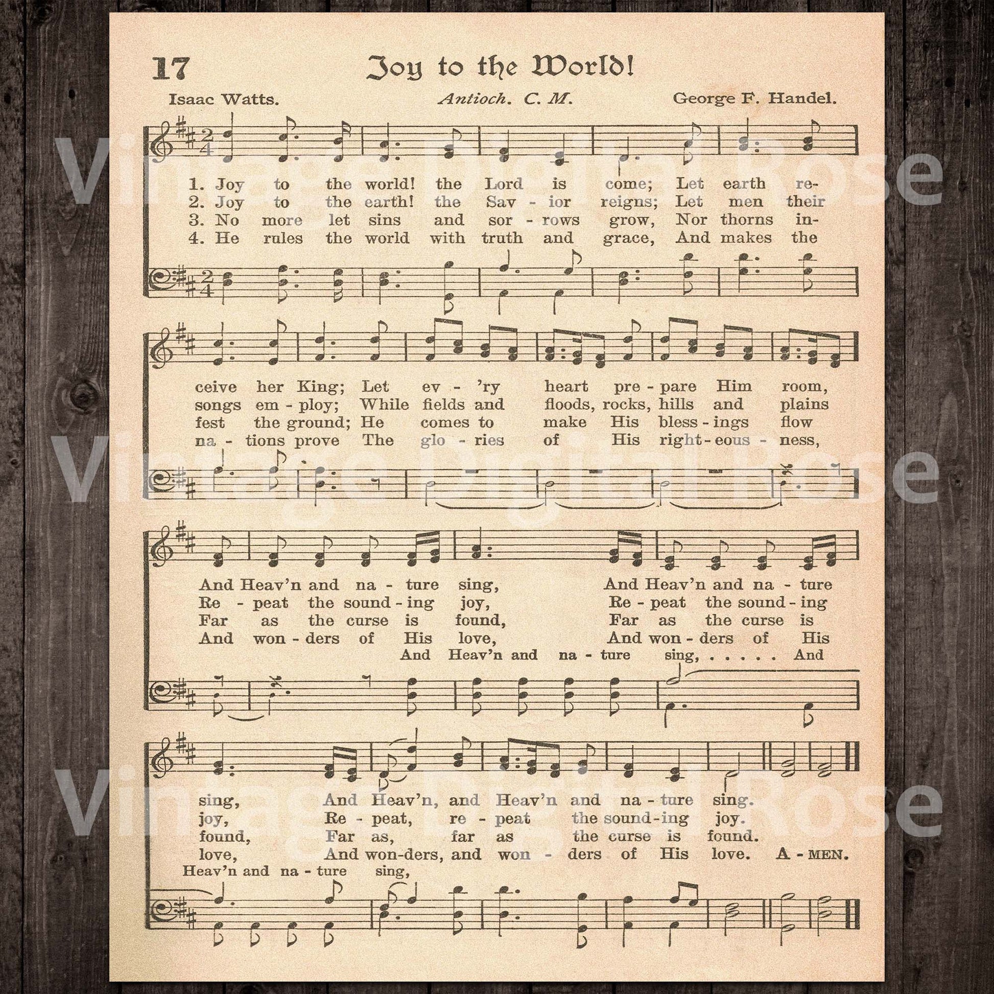 TheAmericanHymnalBestSellersChristmasHymnsSetof3ListingPhoto3 printable vintage christmas hymns set of 3 sheet music top christmas carols - silent night, joy to the world, o come, all ye faithful