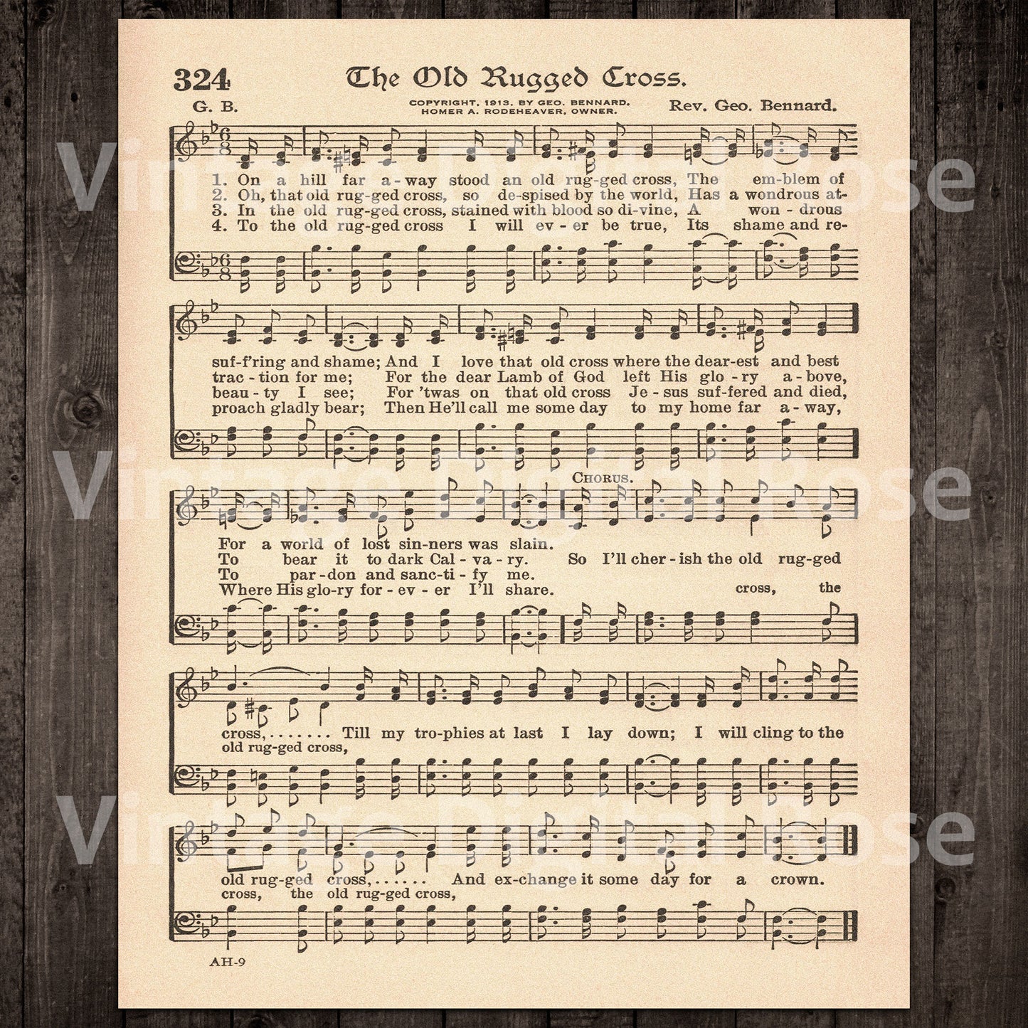 Free Printable Old Rugged Cross Sheet Music Free Printable Old Rugged Cross Sheet Music